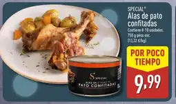 ALDI SPECIAL Alas de pato confitadas oferta