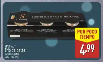 ALDI SPECIAL Trío de patés oferta