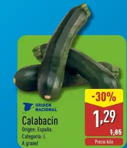ALDI Calabacín oferta
