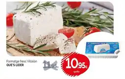 Condis QUE'S LIDER Formatge fresc Villalón oferta
