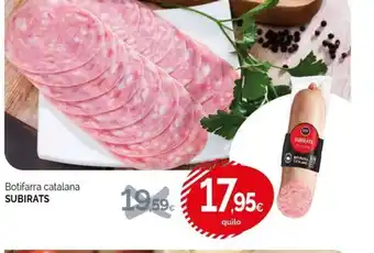 Condis SUBIRATS Botifarra catalana oferta