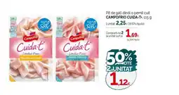 Condis CAMPOFRIO CUIDA-T+ Pit de gall dindi o pernil cuit oferta