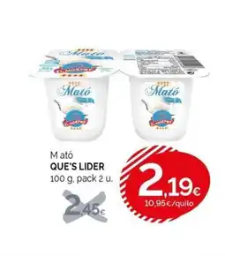 Condis QUE'S LIDER M ató oferta