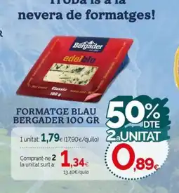 Condis BERGADER Formatge blau oferta