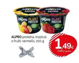Condis ALPRO proteïna, tropical o fruits vermells oferta