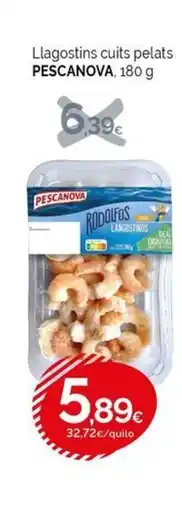 Condis PESCANOVA Llagostins cuits pelats oferta