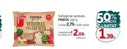 Condis FINDUS Sofregit de verdures oferta