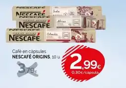 Condis NESCAFÉ ORIGINS Cafè en càpsules oferta