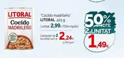 Condis LITORAL Cocido madrileño oferta