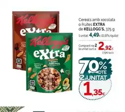 Condis KELLOGG'S Cereals amb xocolata o fruites oferta