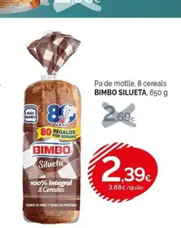Condis BIMBO SILUETA Pa de motlle, 8 cereals oferta