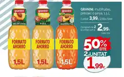 Condis GRANINI, multifruites, préssec o pinya oferta