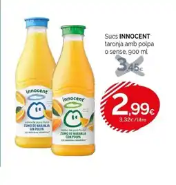 Condis INNOCENT Sucs taronja amb polpa o sense oferta