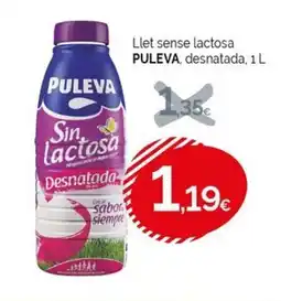 Condis PULEVA Llet sense lactosa, desnatada oferta