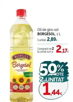 Condis BORGESOL Oli de gira-sol oferta