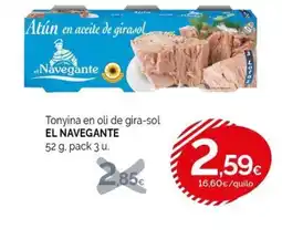 Condis EL NAVEGANTE Tonyina en oli de gira-sol oferta
