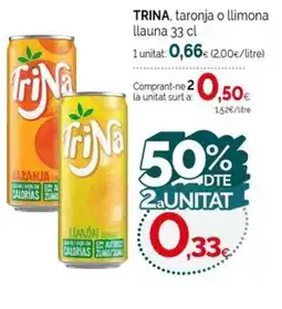 Condis TRINA, taronja o llimona llauna oferta