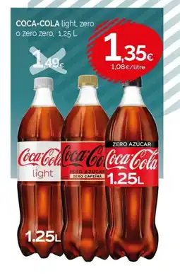 Condis COCA-COLA light, zero o zero zero oferta