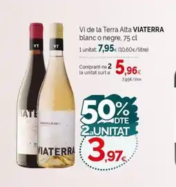 Condis VIATERRA Vi de la Terra Alta blanc o negre oferta