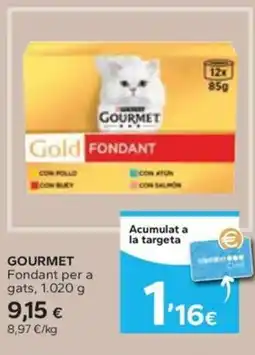 Caprabo GOURMET Fondant per a gats oferta