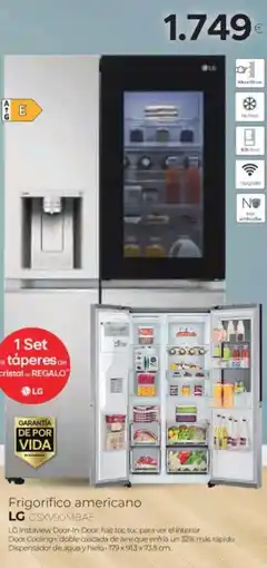 Tien 21 LG Frigorífico americano GSXV90MBAE oferta