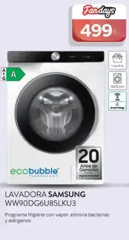 Tien 21 SAMSUNG Lavadora ww90dg6u85lku3 oferta