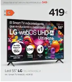 Tien 21 LG Led 55" 55UA74006LB oferta