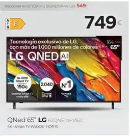 Tien 21 LG Qned 65" 65qned84a6c oferta