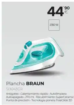 Tien 21 BRAUN Plancha SI3043GR oferta