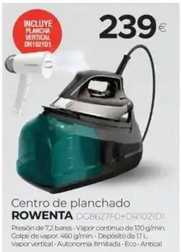Tien 21 ROWENTA Centro de planchado oferta