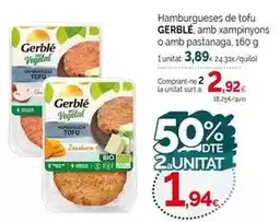 Condis Gerblé - hamburgueses de tofu oferta