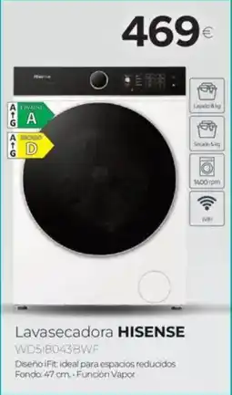 Tien 21 HISENSE Lavasecadora WD518043BWF oferta