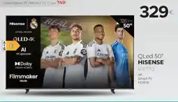 Tien 21 HISENSE QLed 50” oferta
