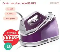 Mi electro BRAUN Centro de planchado oferta