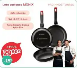 Mi electro MONIX Lote sartenes oferta