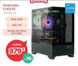 Mi electro COOLPC Ordenador tiger v2 oferta