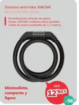 Mi electro XIAOMI Sistema antirrobo oferta