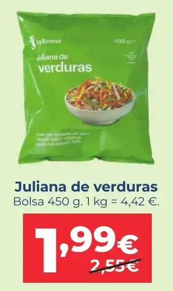 Juliana de verduras