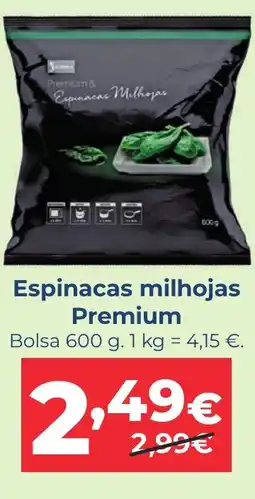 La Sirena Espinacas milhojas Premium oferta
