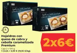 La Sirena Hojaldres con queso de cabra y cebolla caramelizada Premium oferta