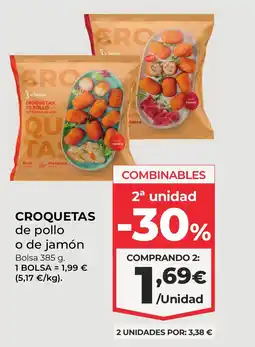 La Sirena Croquetas de pollo o de jamón oferta