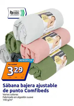 Action Sábana bajera ajustable de punto Comfibeds oferta