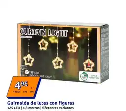 Action Guirnalda de luces con figuras oferta