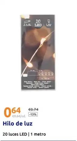 Action Hilo de luz oferta
