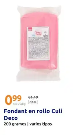 Action Fondant en rollo Culi Deco oferta