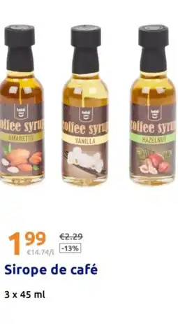 Action Sirope de café oferta