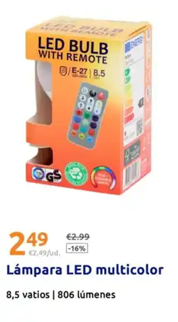 Action Lámpara LED multicolor oferta