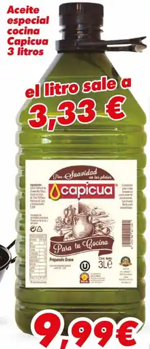 Proxi Aceite especial cocina Capicua oferta