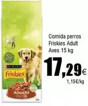 FROIZ Purina - comida perros friskies adult aves oferta