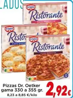 Proxi DR. OETKER Pizzas gama oferta